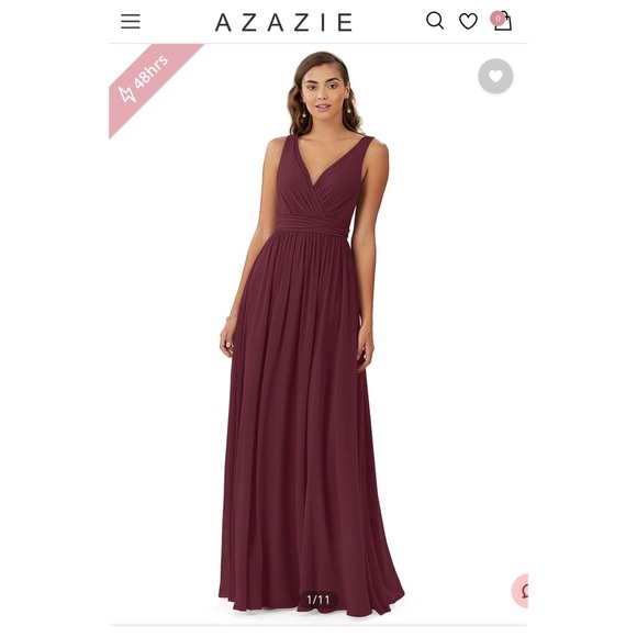 Azazie Dresses & Skirts - Azazie Kora Bridesmaid Dress, Cabernet